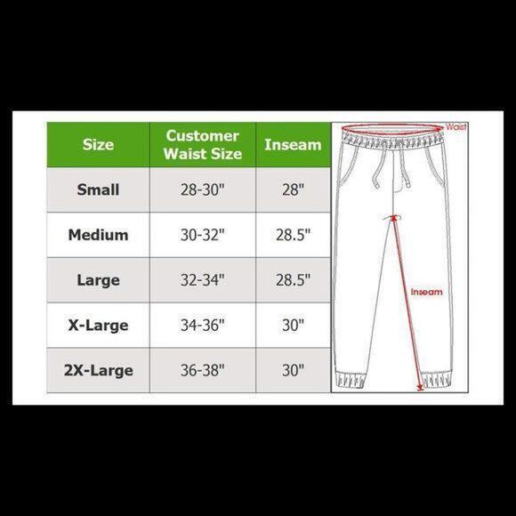 Galaxy by Harvic Mens Joggers Sweatpants Slim Fit Casual Athletic Black Red XL - Picture 10 of 10